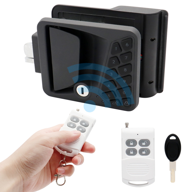 All Metal Waterproof Remote Control Camper Lock RV Door Handle/latch Keypad fob RV Keyless Entry Doo
