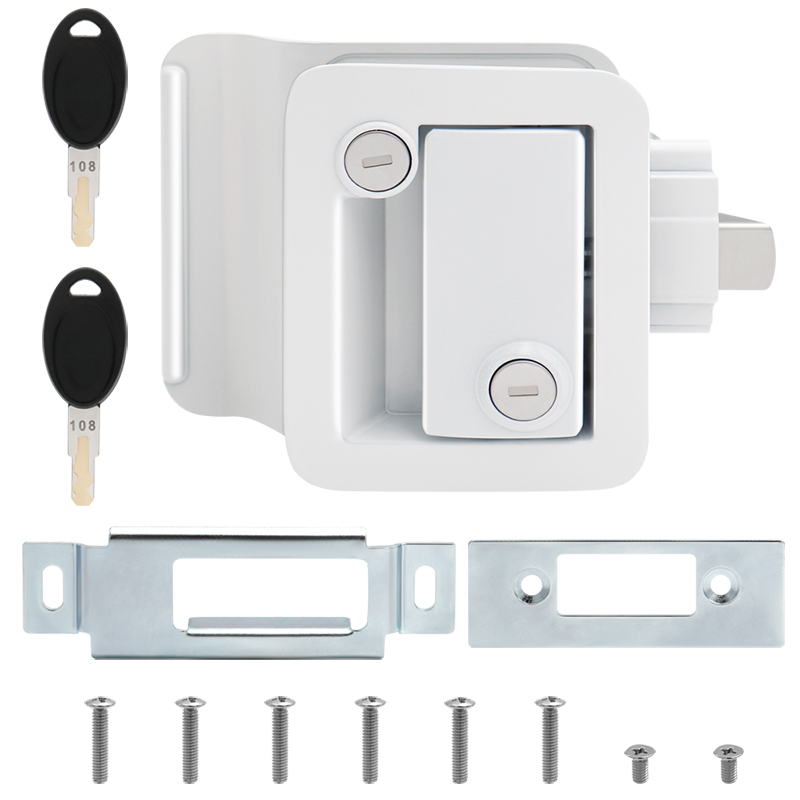 RV Keyless Entry Door Lock RV Lock Latch for Caravan Door Car Window Double Door Main Entrance Locks