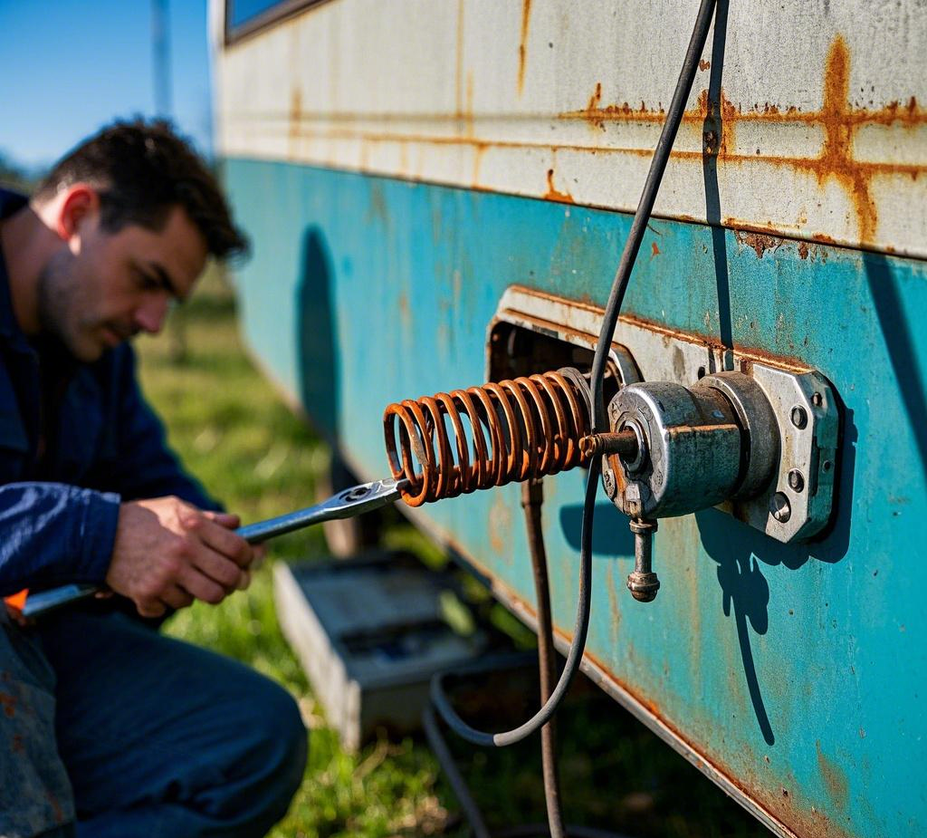 RV Lock Cylinder Spring Broken?