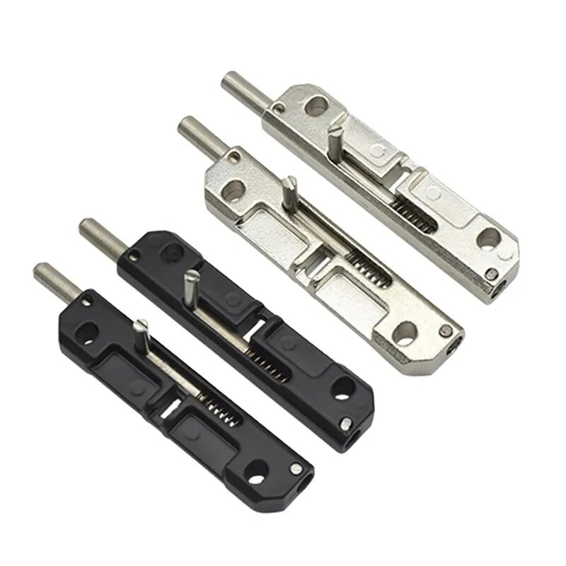 Left and Right Symmetrical Zinc Alloy Spring Latch Door Pin Furniture Bolts for Chassis Cabinet Latc