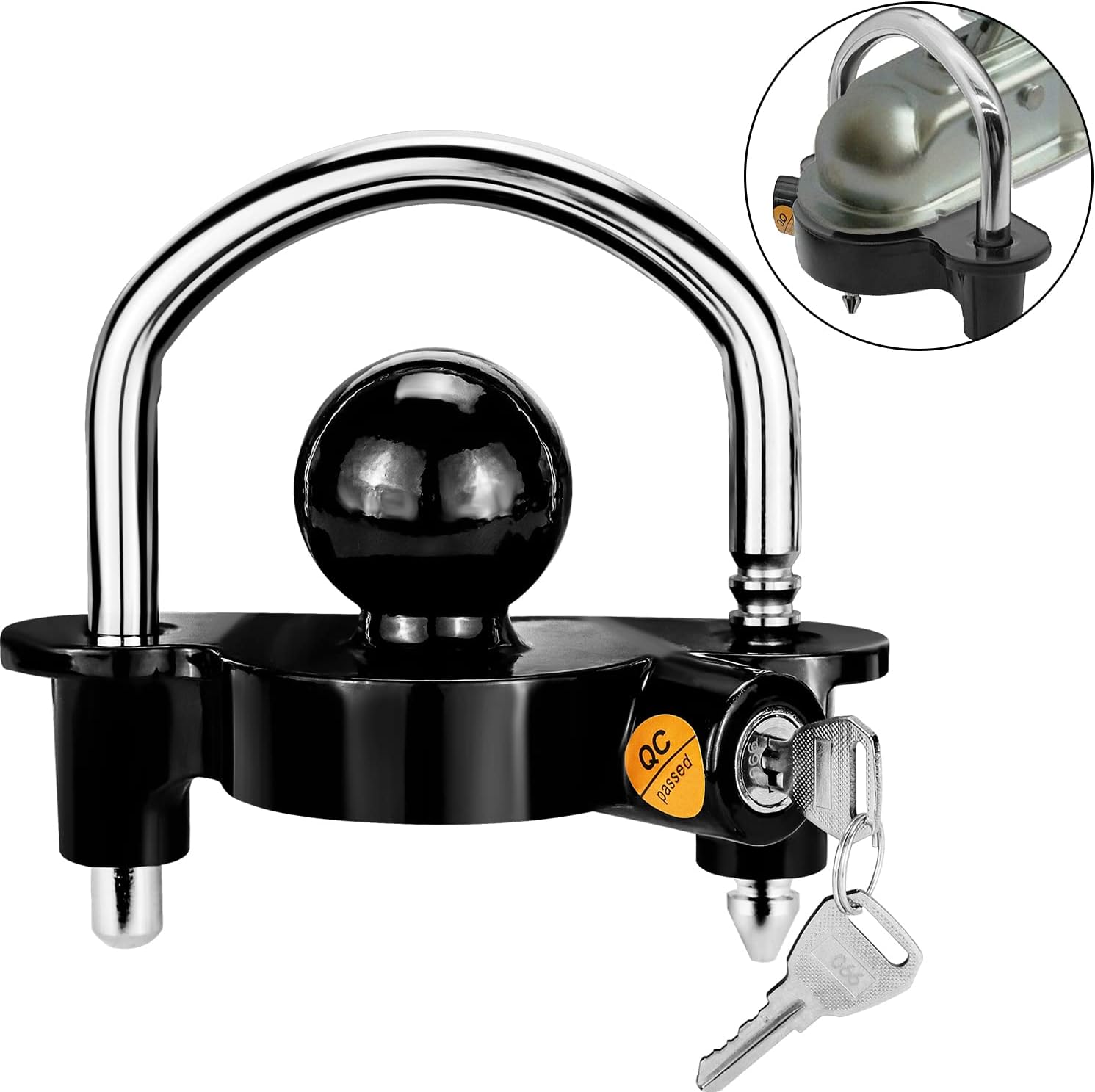 Universal Heavy Duty Hitch Lock Caravan 