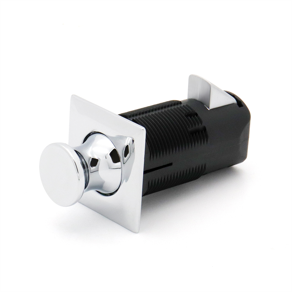 Caravan RV Latch Mini Camper Car Push Button Boat Accessories Locking Metal Door Gate Lock
